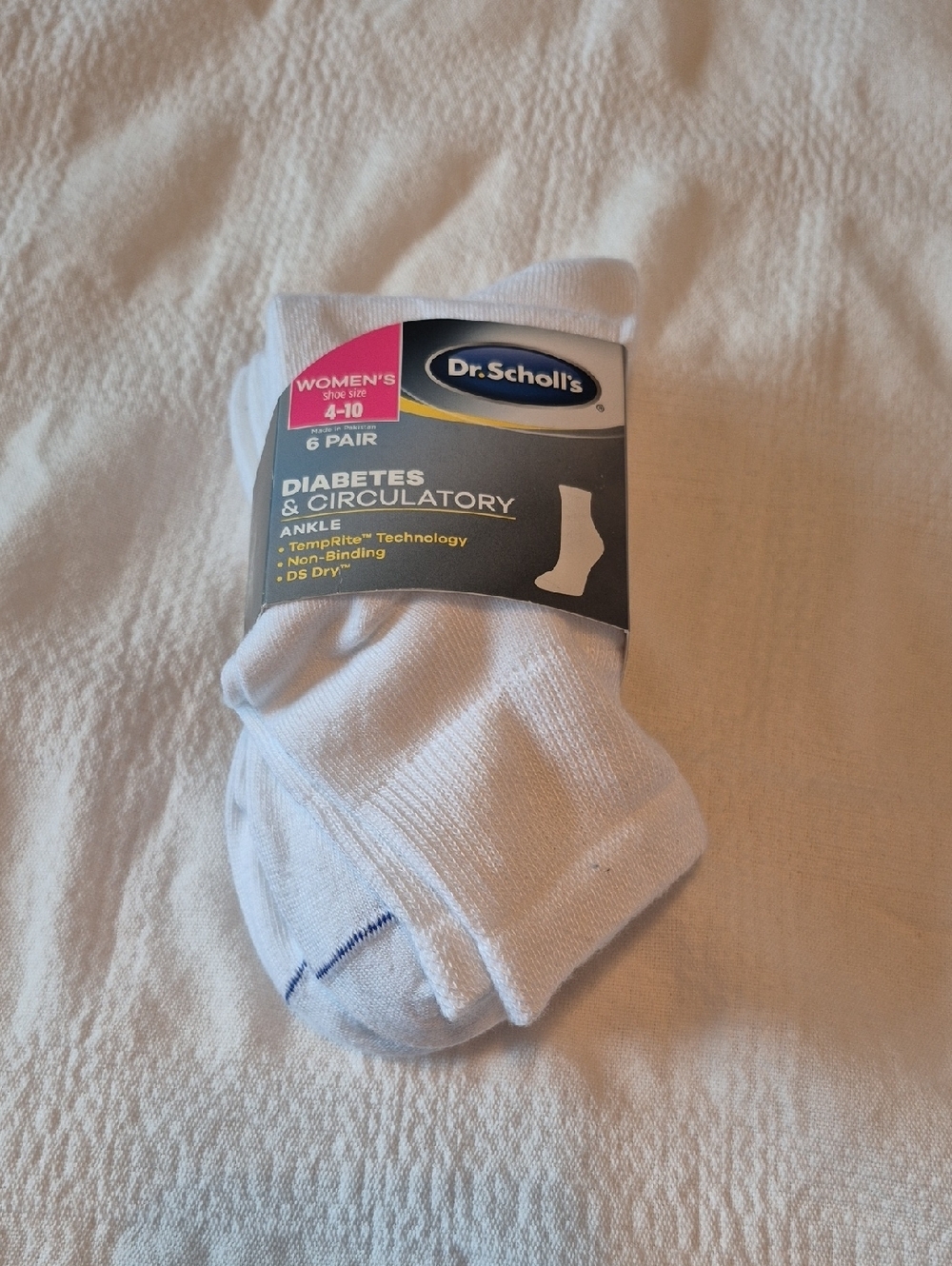 Dr. Scholl's women's socks diabetes & circulatory socks size 4-10 shoe size NEW
